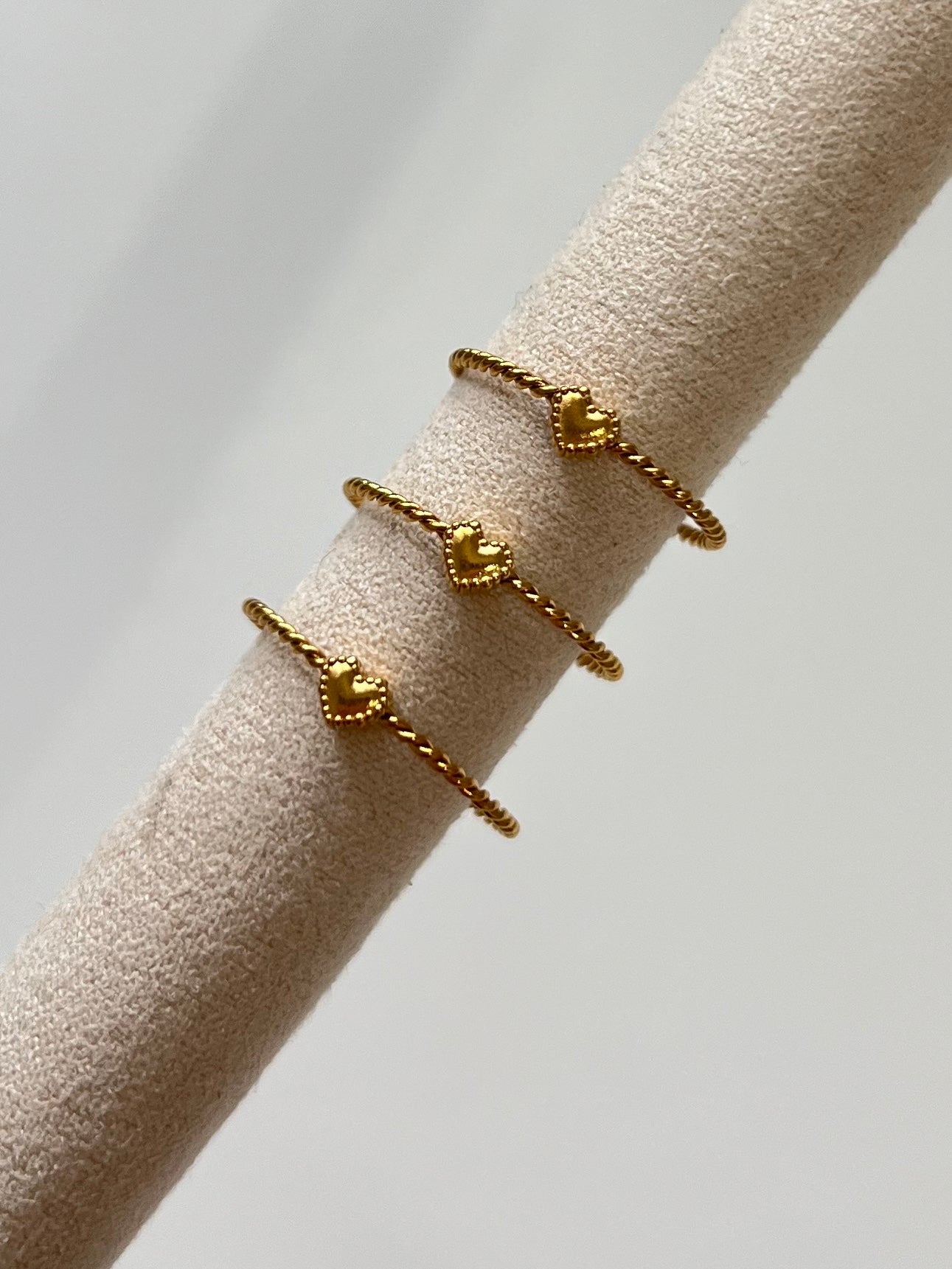 Dainty heart ring