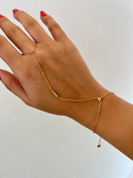 Diamond hand chain