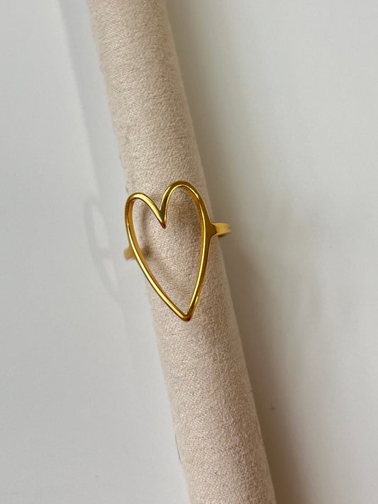Heart ring (ajustable)