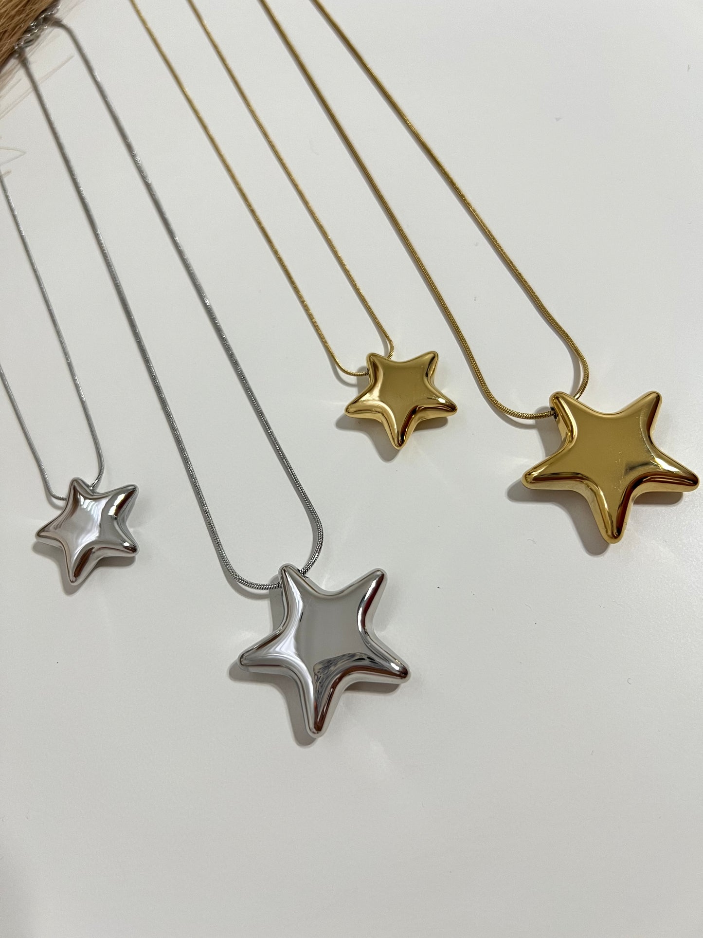 Silver star chain (Tamaño GRANDE)