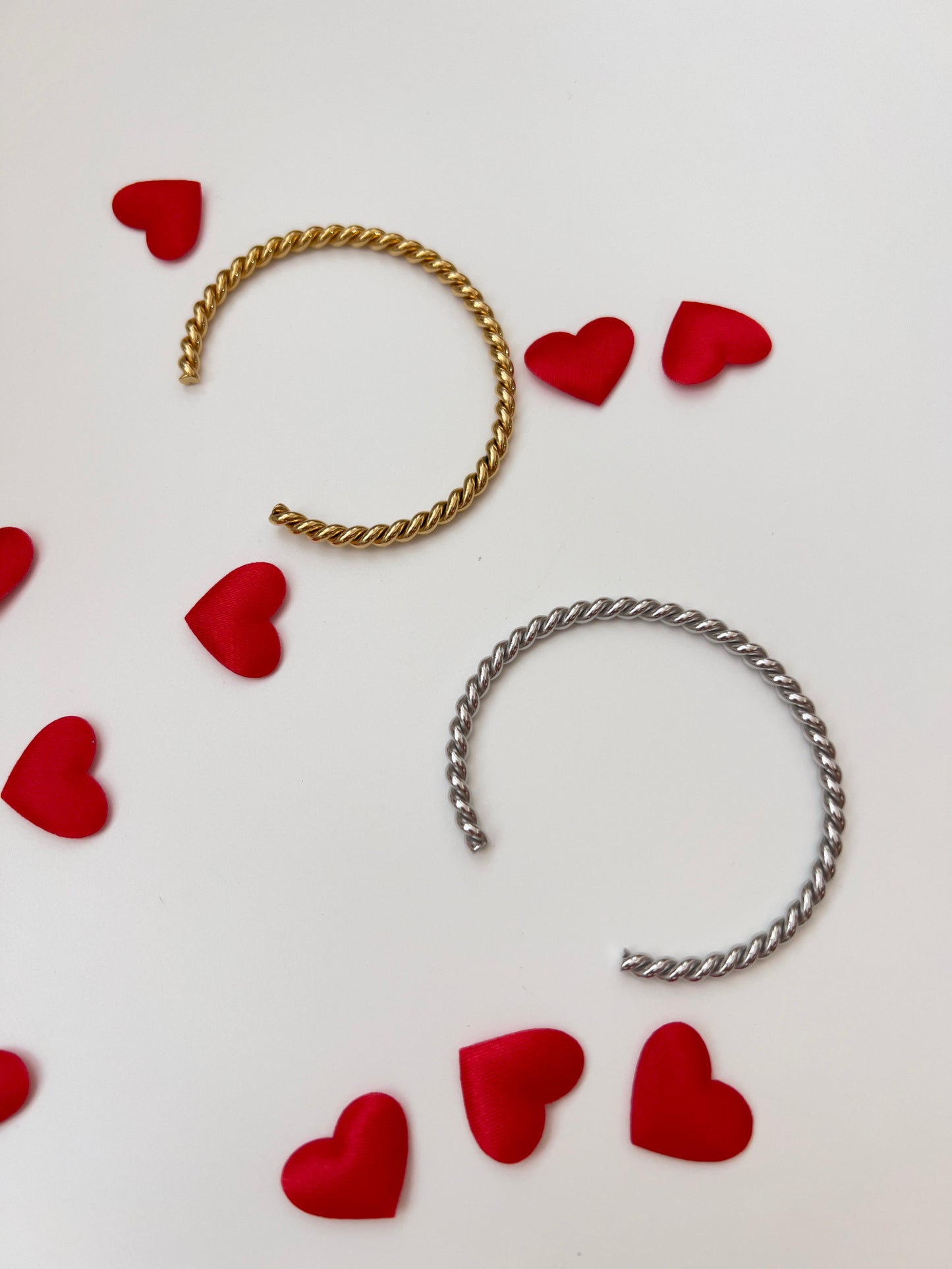Twisted bangles