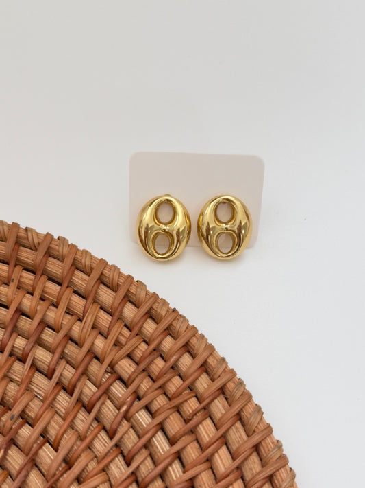 Coffee bean earring (liviana)