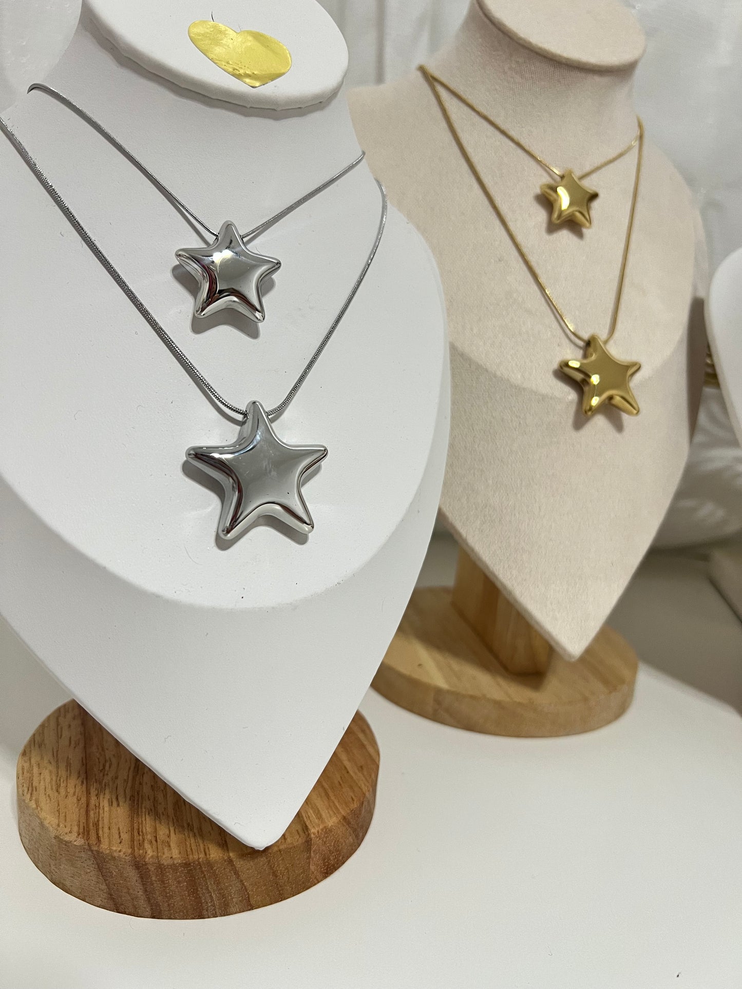 Silver star chain (Tamaño GRANDE)