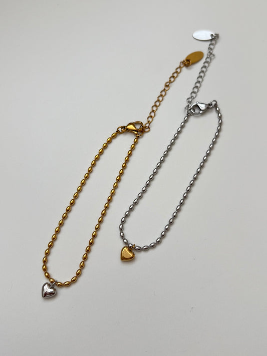 Mini corazón (dos tonos)